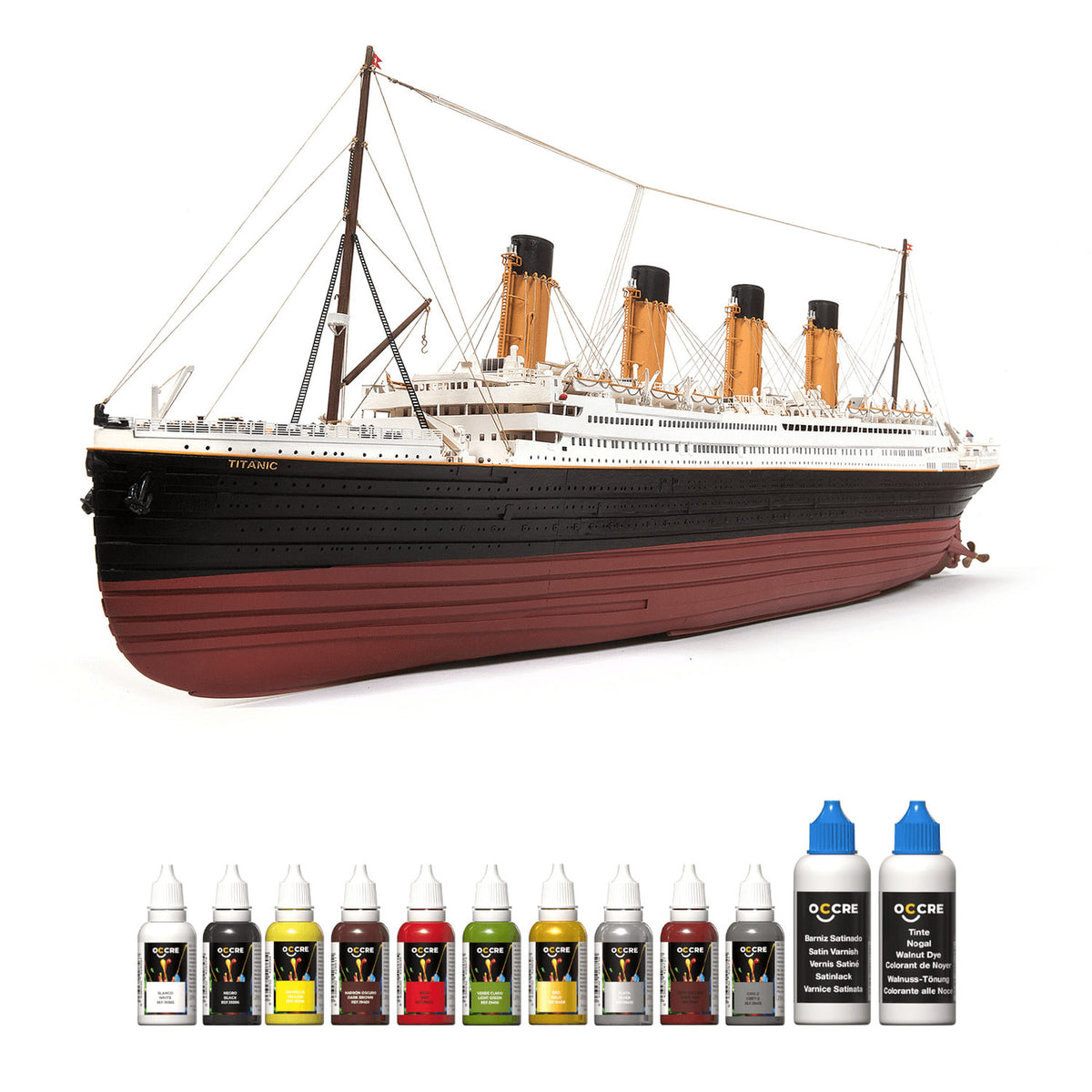 OcCre Paint Set 12 Bottles Titanic