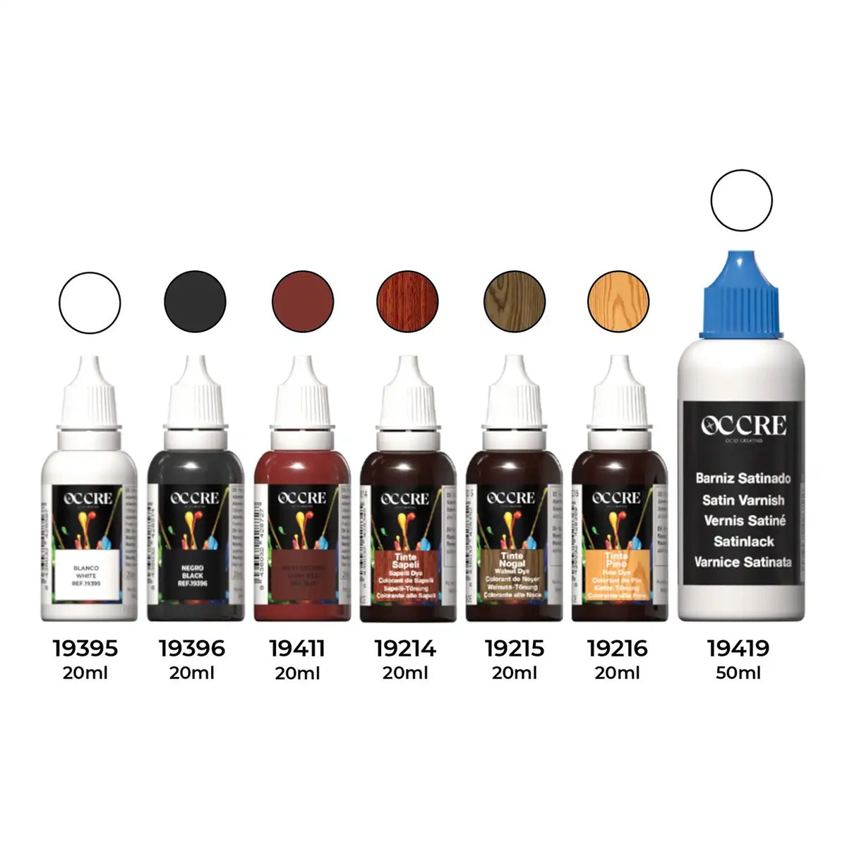 OcCre Paint Set 7 Bottles Royal Fortune