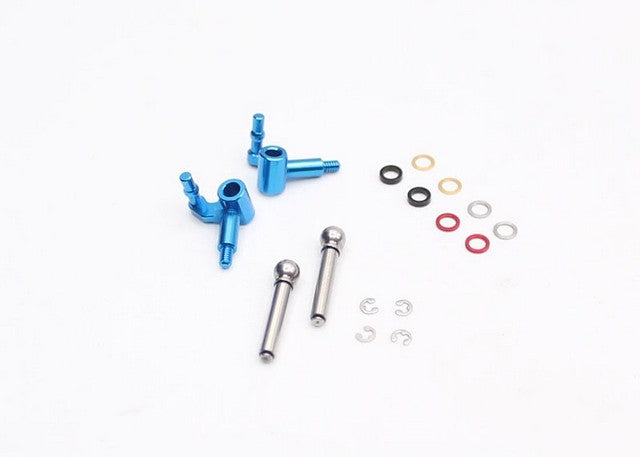 Radtec PC-20008B - Mini-Z MR-04 Aum Steering Knuckle Set, Blue, 1 Camber