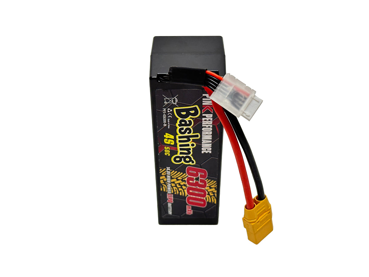 PINK PERFORMANCE PP3-4S6300-M - Pink Bashing LiPo 4S 14.8V-6300-50C Multi 139x47x49mm 600g