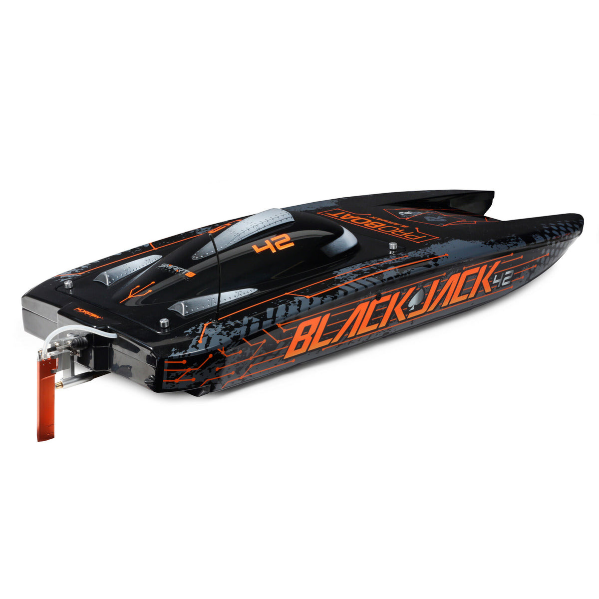 Blackjack 42-inch Brushless 8S Cat,BLK/ORG:RTR