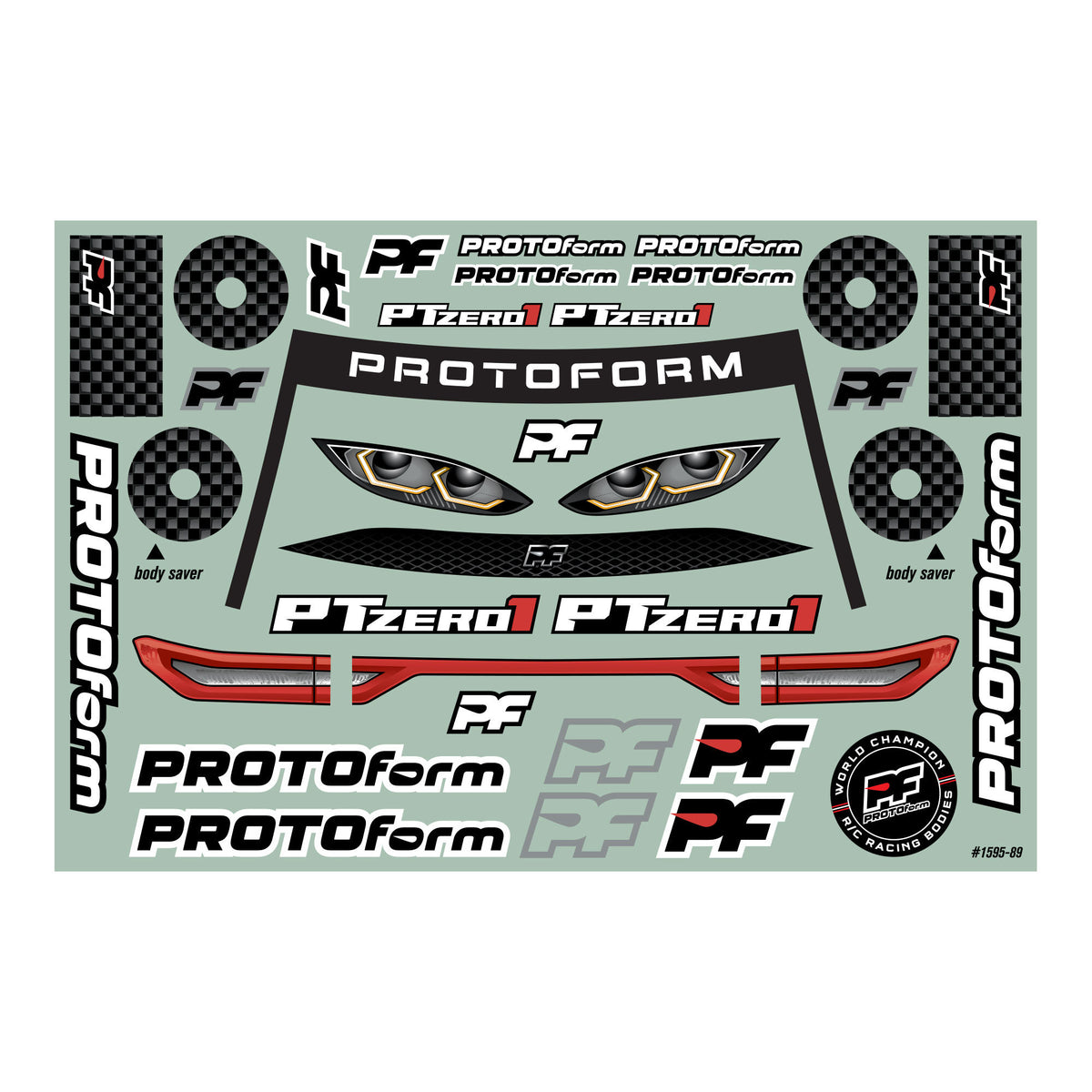 PTzero1 PRO-Lite (0.5mm) Clear Body for 190mm TC