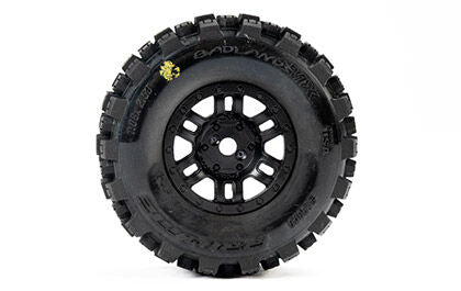 Badlands MX F/R MTD 12mm Black Split Six (4) for ARRMA MOJAVE GROM