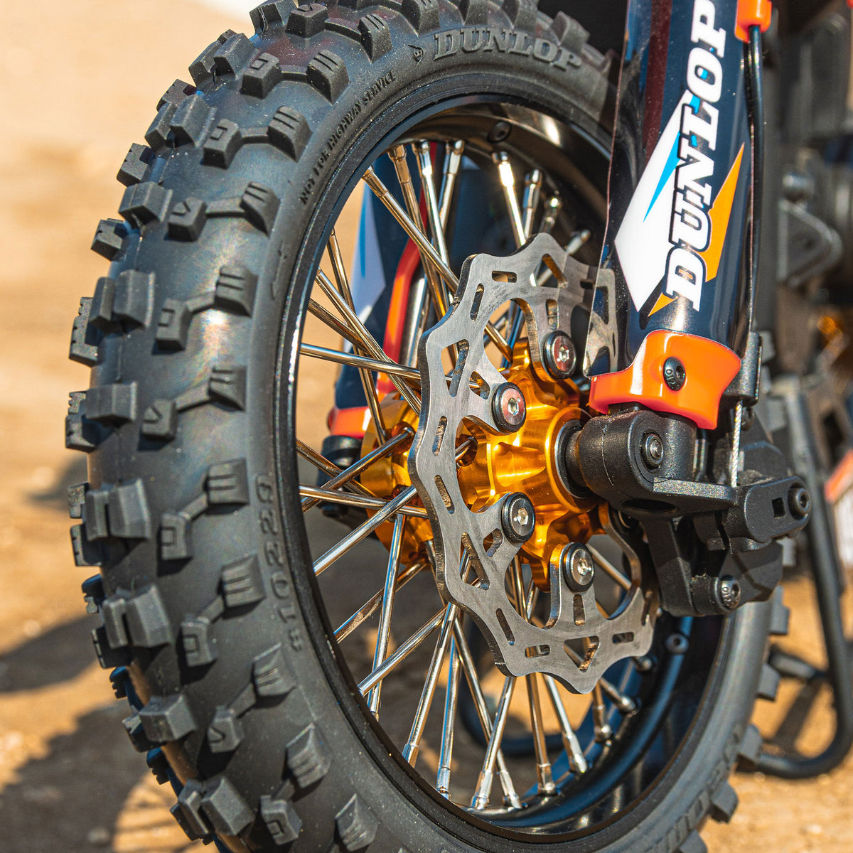 Pro-Spec Aluminum Front Rim, Black: Promoto-MX