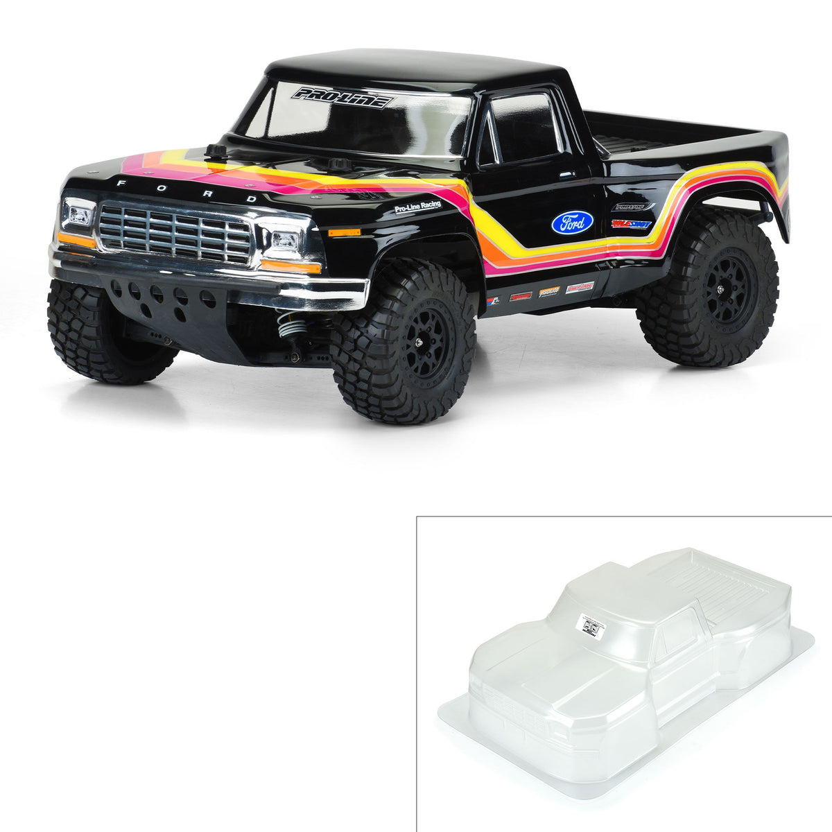 1979 Ford F-150 Race Truck Clear Body for SC
