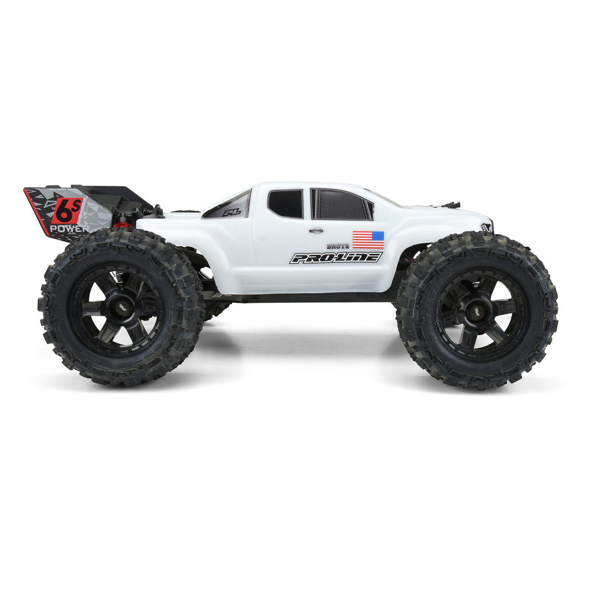 Pre-Cut Brute Bash Armor (White) Body-ARRMA Kraton
