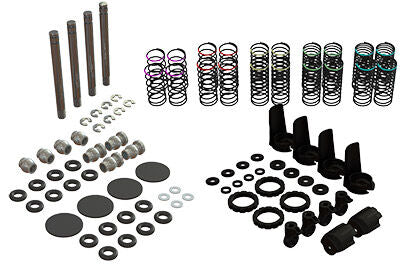 Menace F/R Street Tires Mounted 12mm Black Split Six for ARRMA Mini KRATON