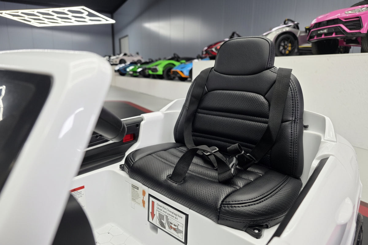 Porsche Cayenne 12V electric car for kids – 1 seat, white