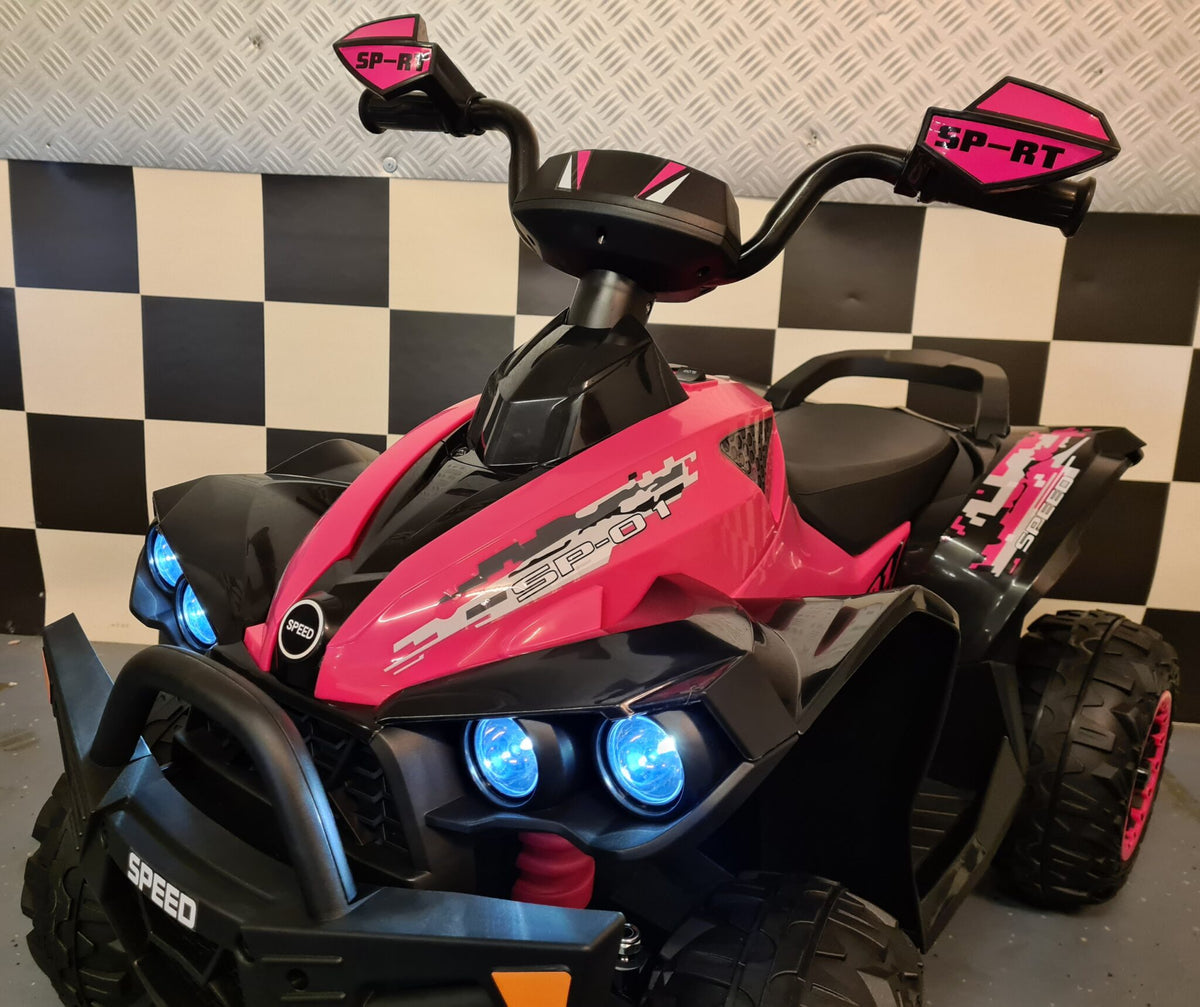 Phyton 12V kids' quad – 1 seat, pink