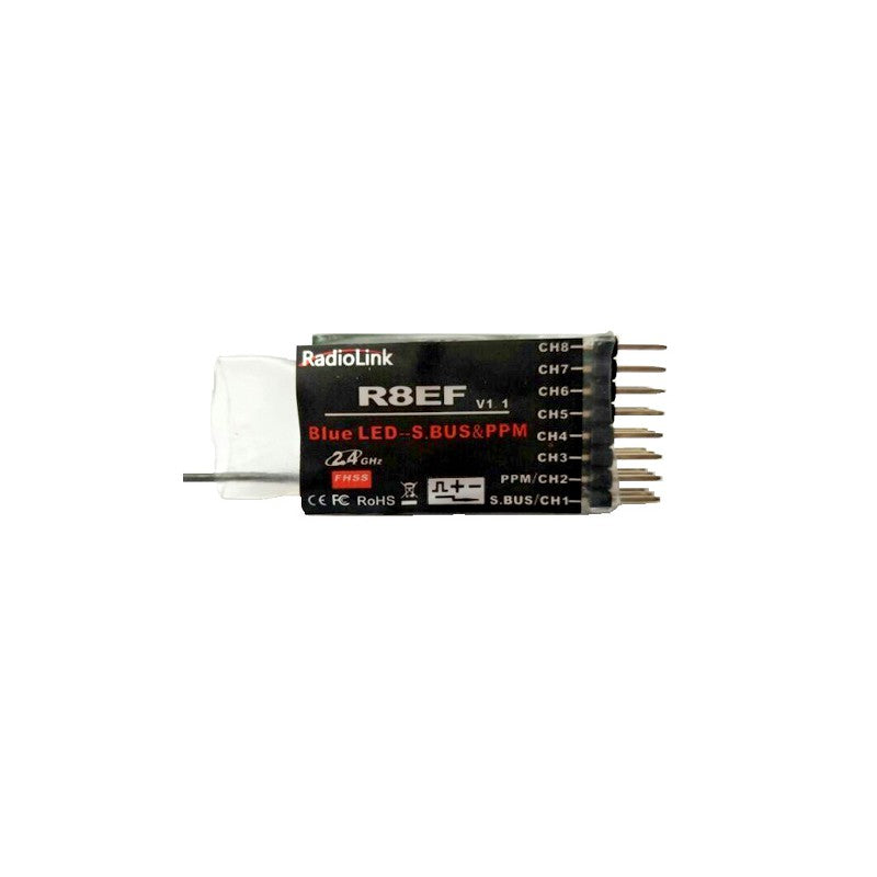 R8EF 2.4Ghz 8Ch Receiver for T8FB