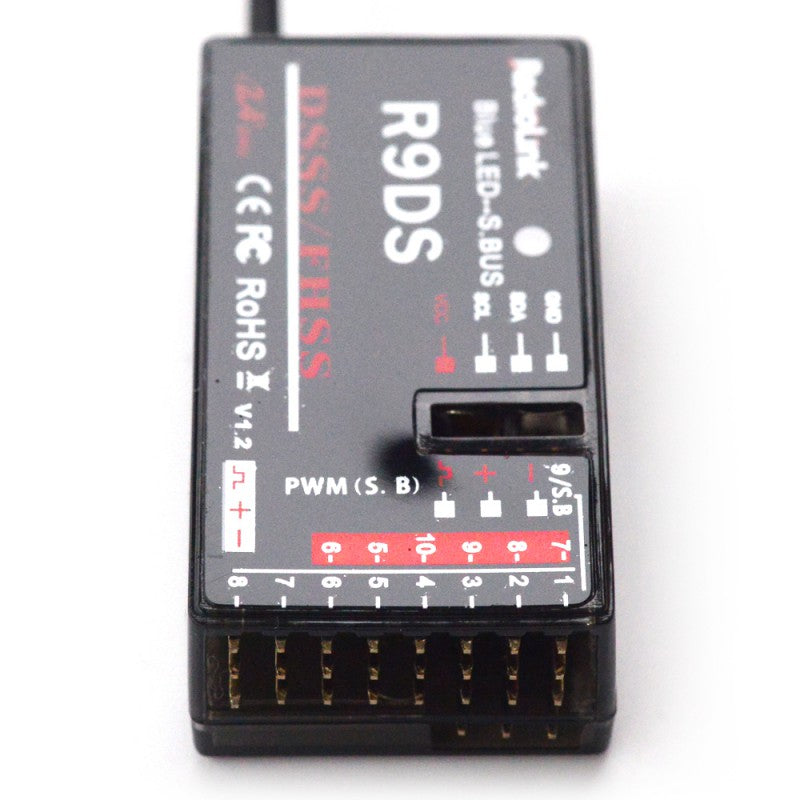 R9DS 2.4Ghz 9-Ch Receiver (DSSS + FHSS)