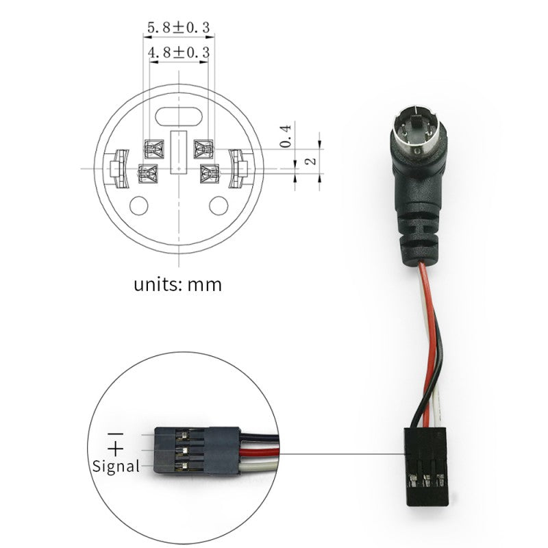Wireless Trainer cable for AT9, AT9S, AT9S pro