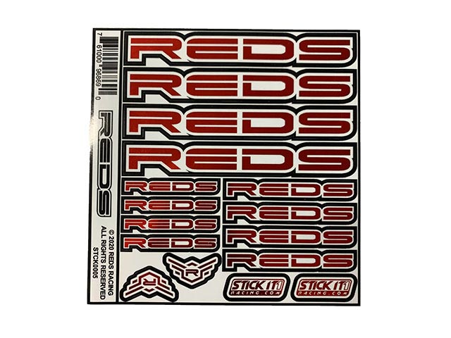 REDS REDSTCK0005 - STICKERS CHROME RED 2020