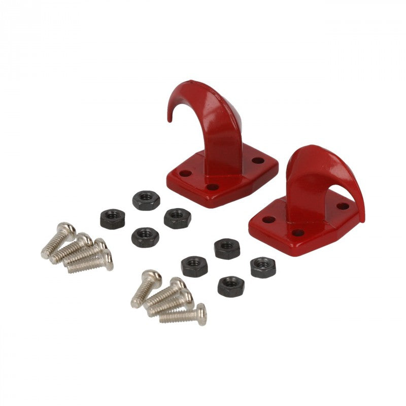 Big towing hooks with mounting plate (2 pcs)