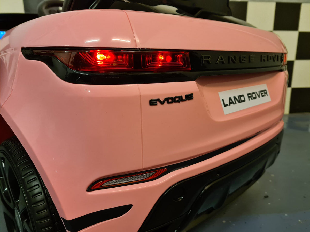 Range Rover Evoque 4x4 12V electric car for kids – 1 seat, pink