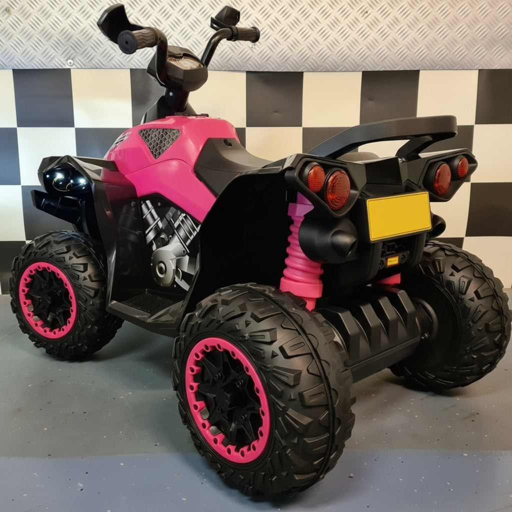 Phyton 12V kids' quad – 1 seat, pink