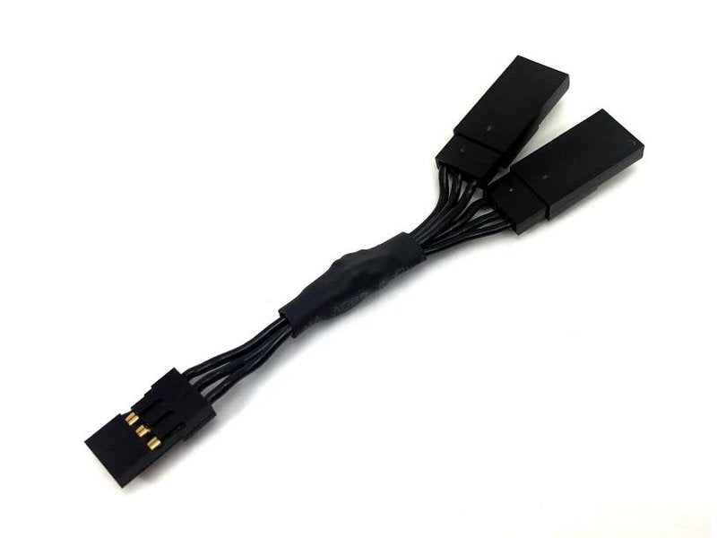 SANWA S.107A20501A - Black Short Y-Harness