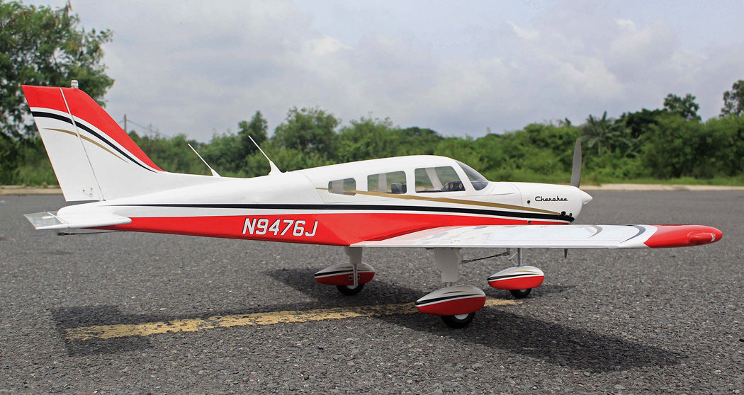 Piper Cherokee 153cm 10-15cc Red ARF