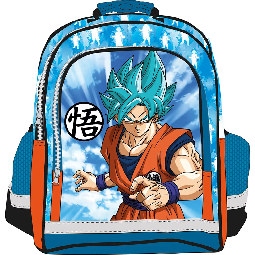 Goku super Saiyan double pocket backpack - Dragon Ball Super