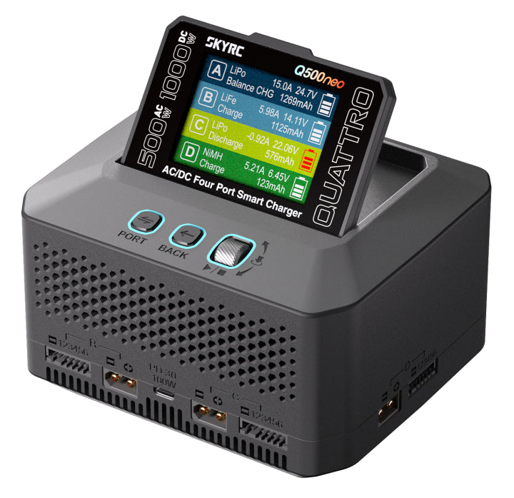 Q500neo Quattro Charger 1-6S 1000W AC&DC