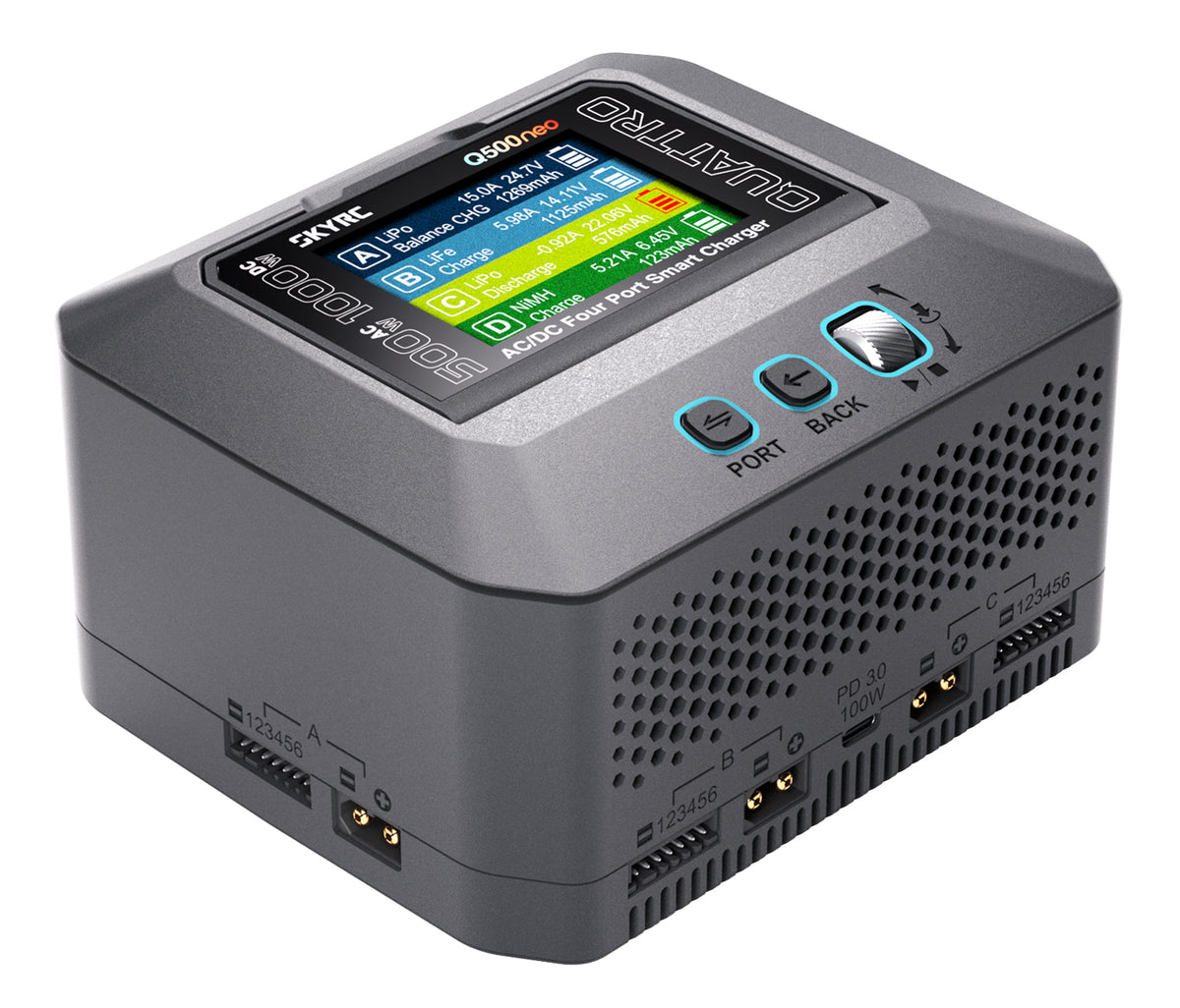 Q500neo Quattro Charger 1-6S 1000W AC&DC