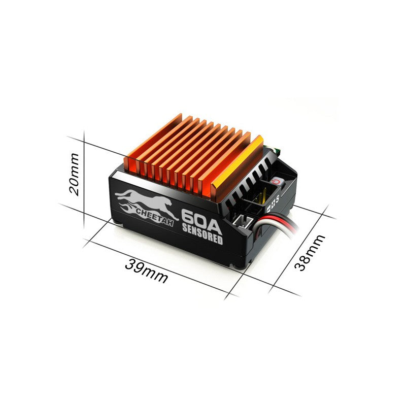 Cheetah 10 S60A ESC + 4000KV/8.5T 2P BL Motor