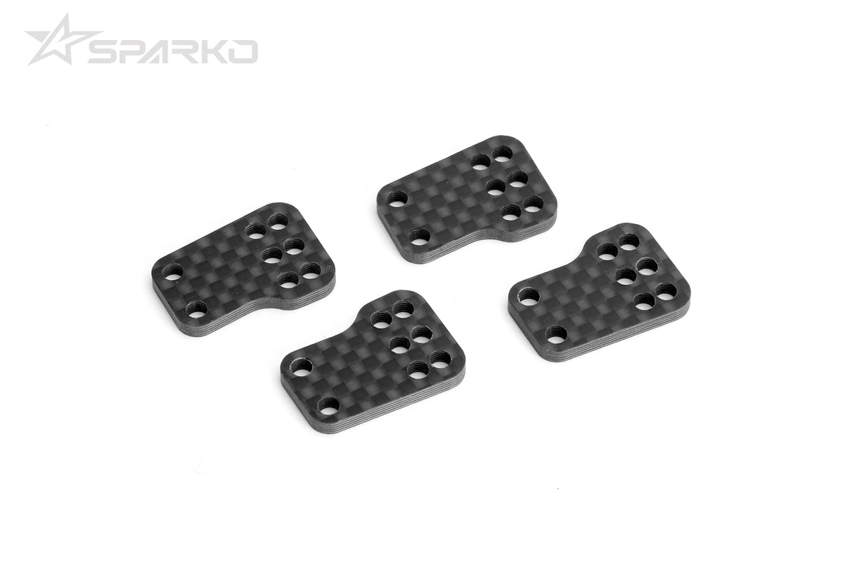SPARKO SPKF83005-25 - Sparko F8 Carbon Rear Hub Link 2.5mm 4pcs