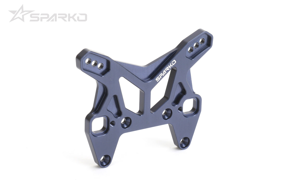 SPARKO SPKF84009 - Sparko F8 7075Aluminum Front Shock Tower Dark Blue