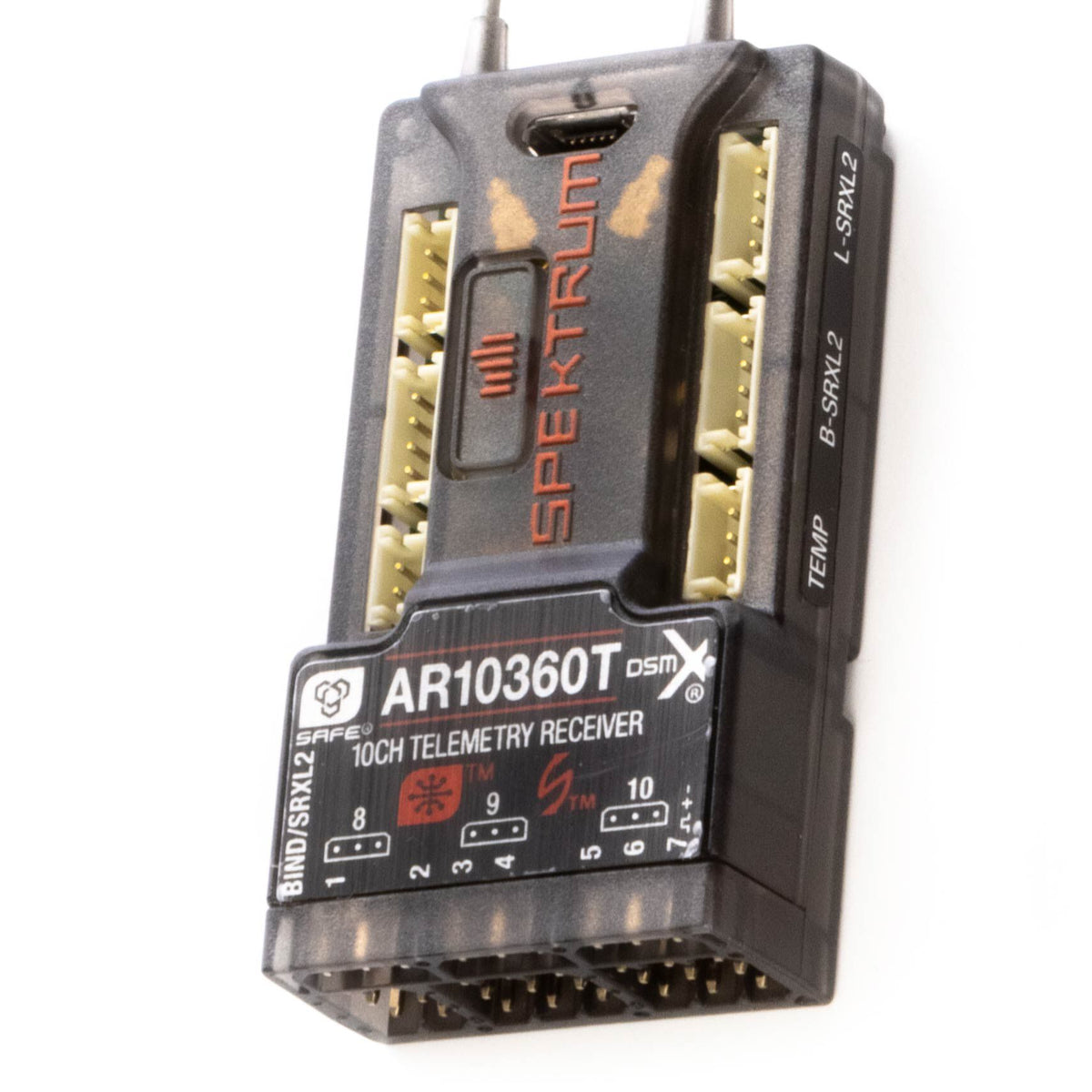 AR10360T+ 10 Channel AS3X+ & SAFE Telemetry Receiver