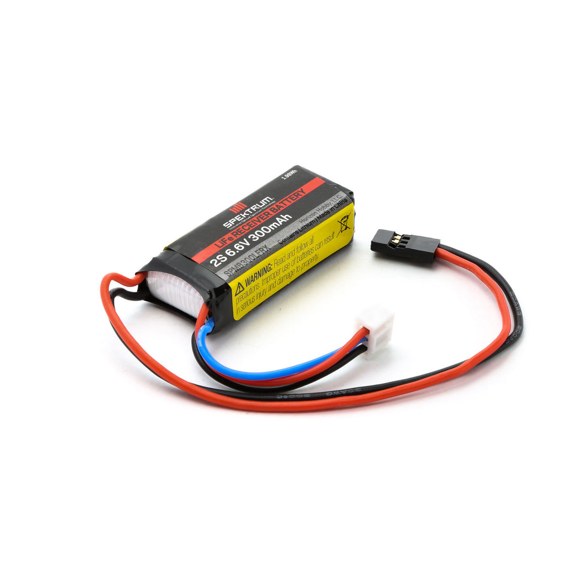 300mAh 2S 6.6V Li-Fe Receiver Battery