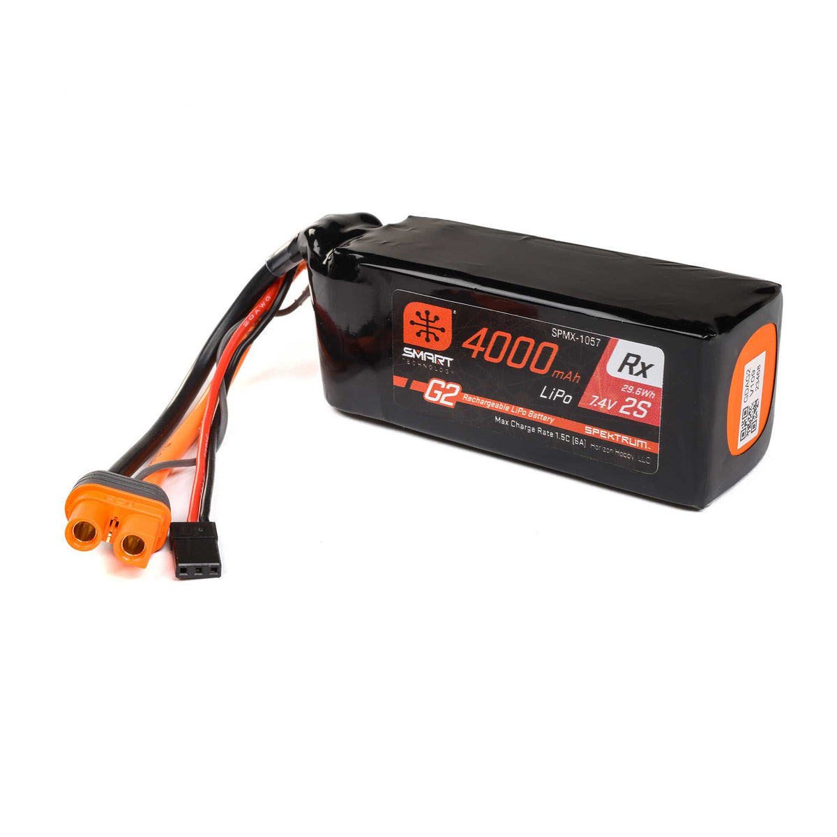 Smart G2 Receiver LiPo 4000mAh 2S2P 15C IC3