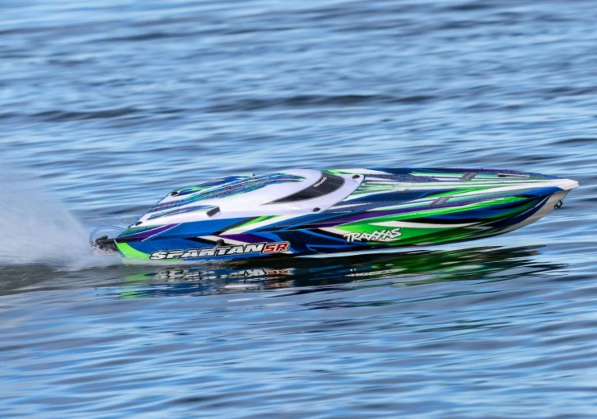 Traxxas Spartan-SR BL TQi TSM Self-Righting - wild remote-controlled boat