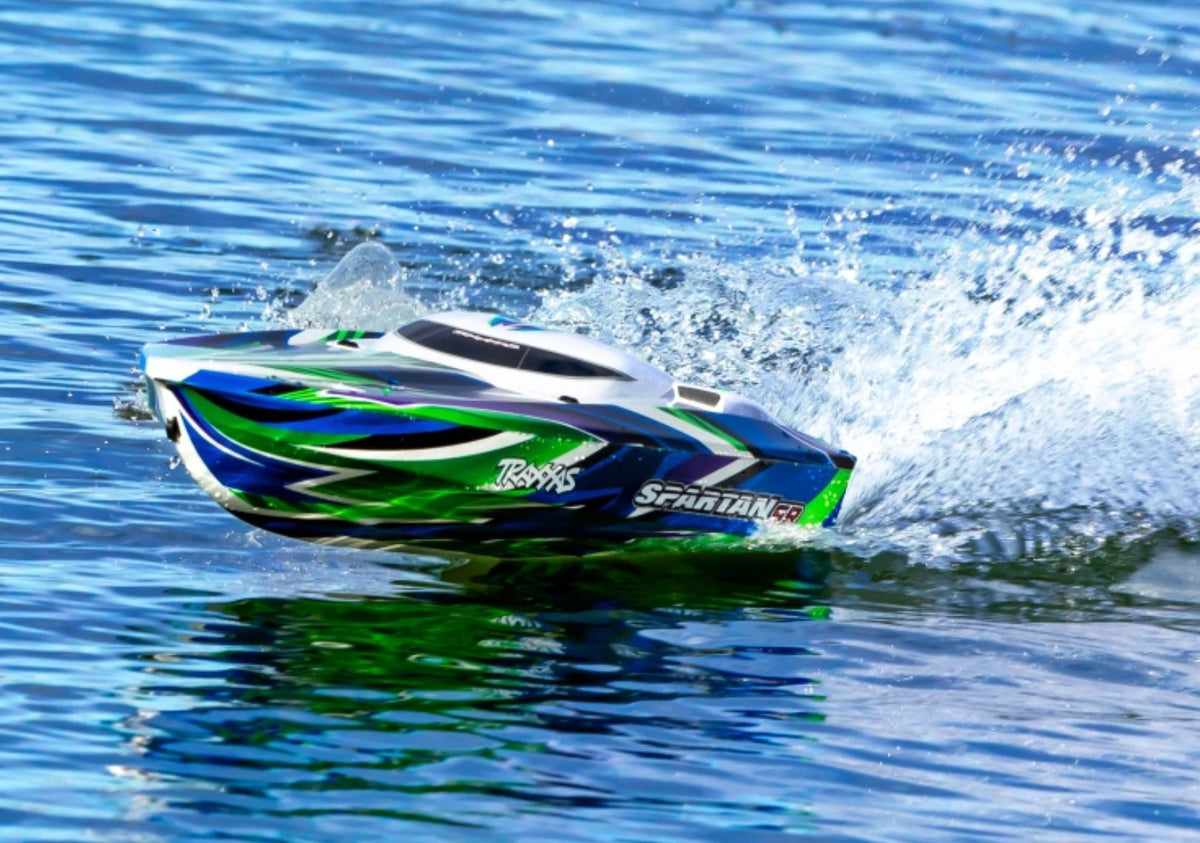Traxxas Spartan-SR BL TQi TSM Self-Righting - wild remote-controlled boat