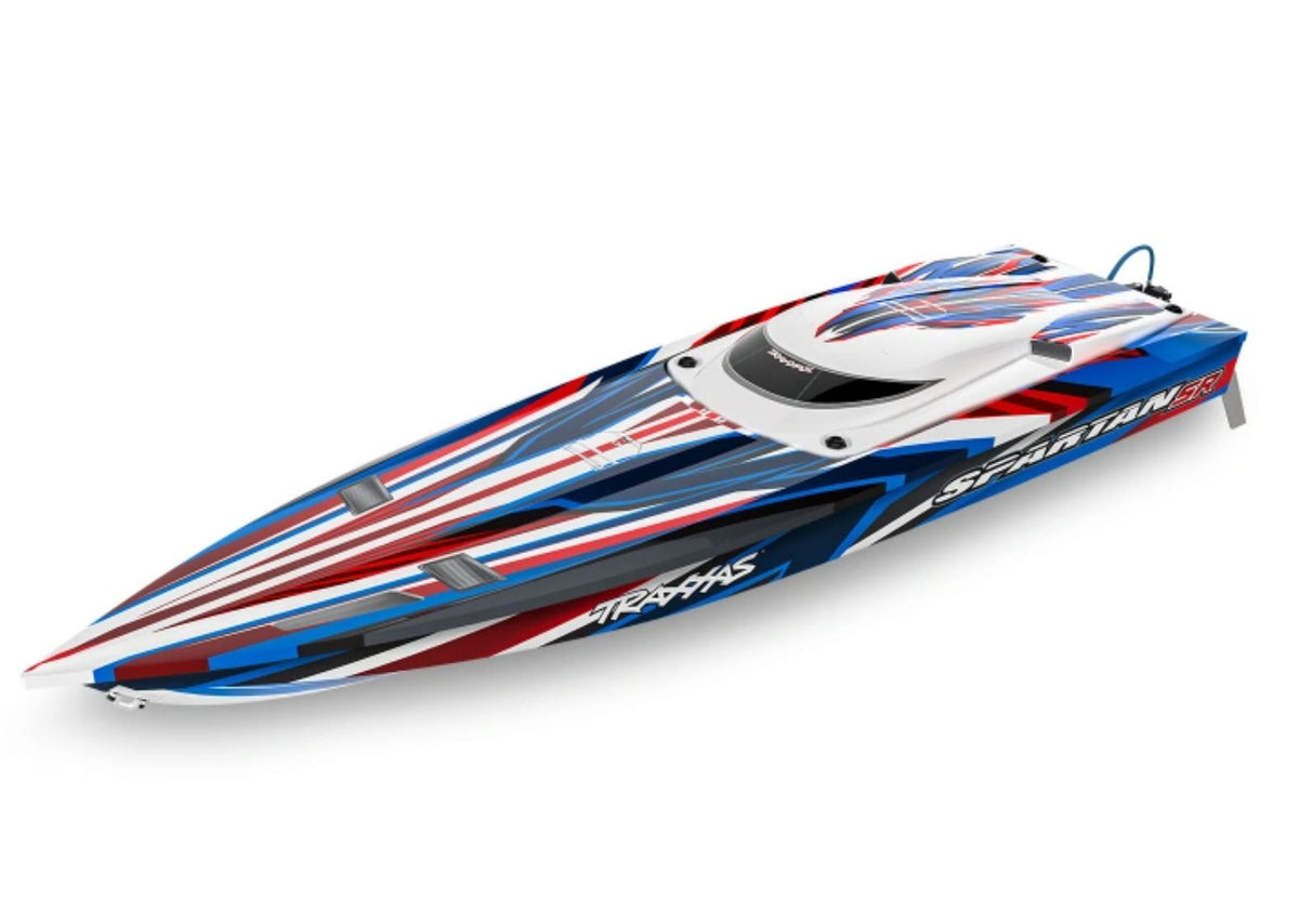 Traxxas Spartan-SR BL TQi TSM Self-Righting - wild remote-controlled boat
