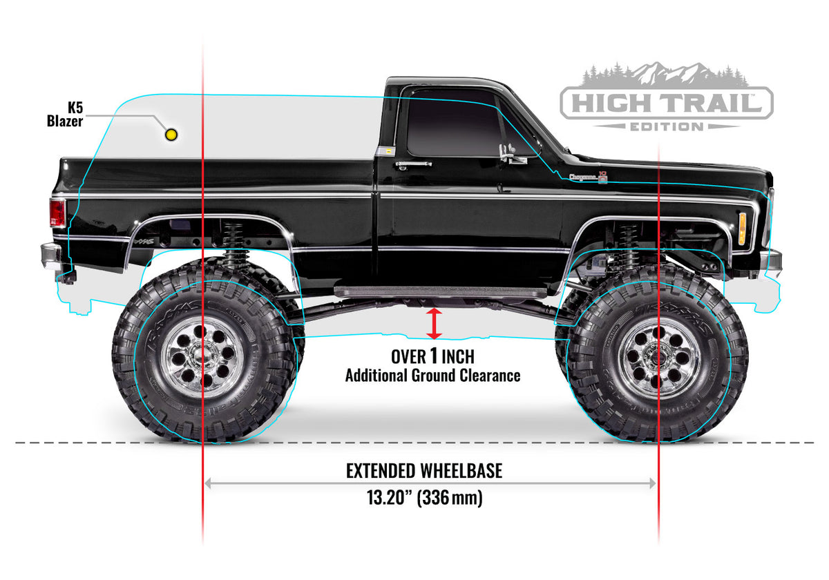 Traxxas 92056-4 TRX-4 Crawler Chevrolet K10 High Trail RTR