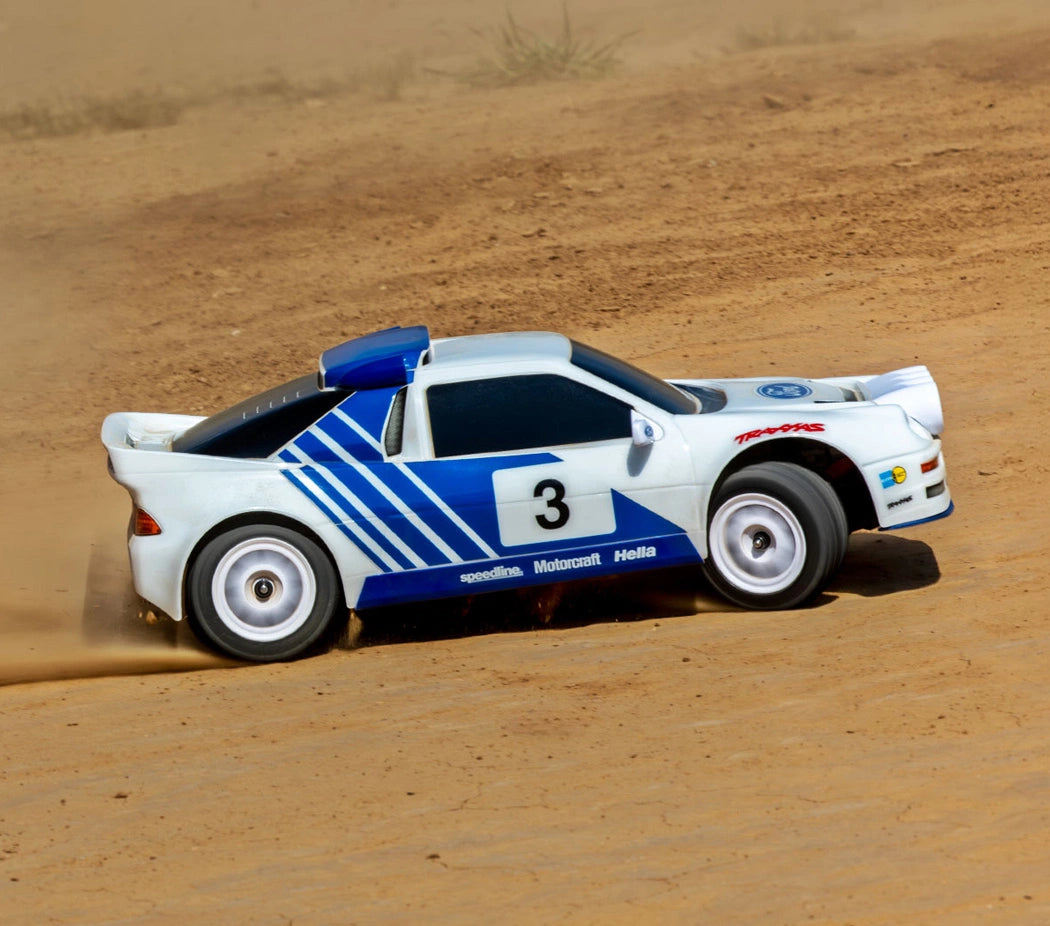 Mini Rally Ford RS200 RTR TQi VXL-3s - USB-C charger / 2s LiPo