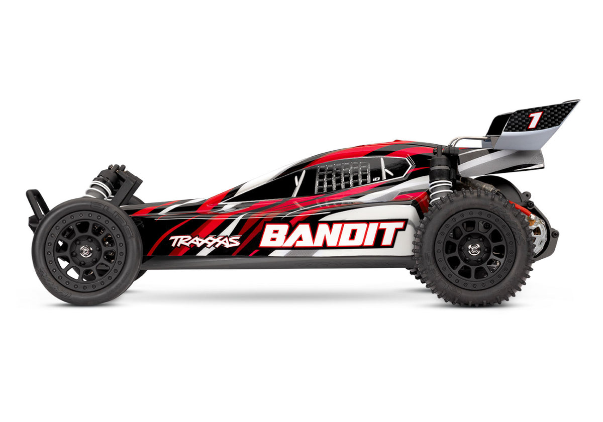 Bandit 2WD 1/10 RTR TQ EHD Red-X USB-C Charger /7 cell NiMH 3000mAh