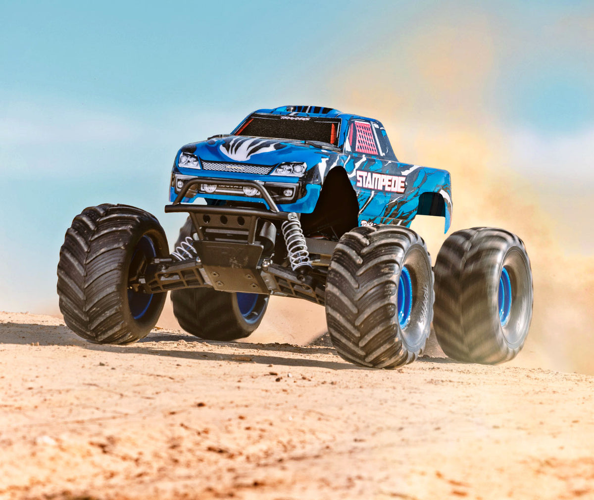 Stampede 2WD 1/10 RTR TQ EHD BlueX USB-C - With Battery/Charger