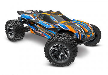 Traxxas 67376-4 Rustler 4x4 VXL 1/10 RTR TQi TSM EHD Orange