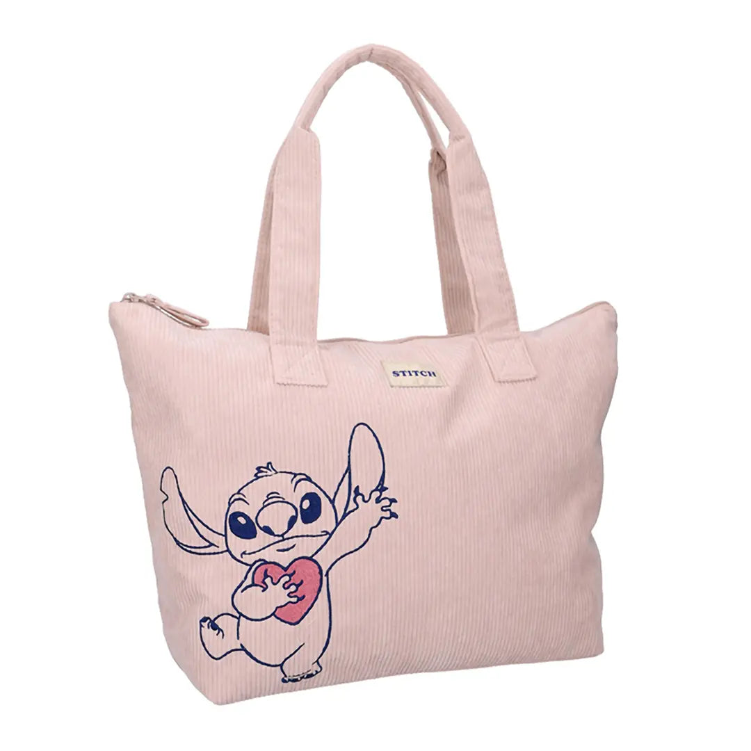 Textured Tote Bag – Lilo & Stitch
