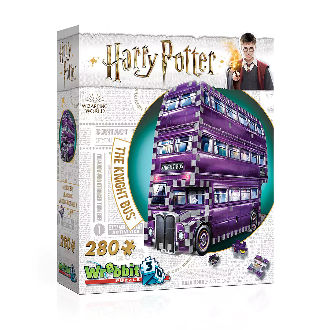 The Knight Bus - Wrebbit 3D puzzle - Harry Potter
