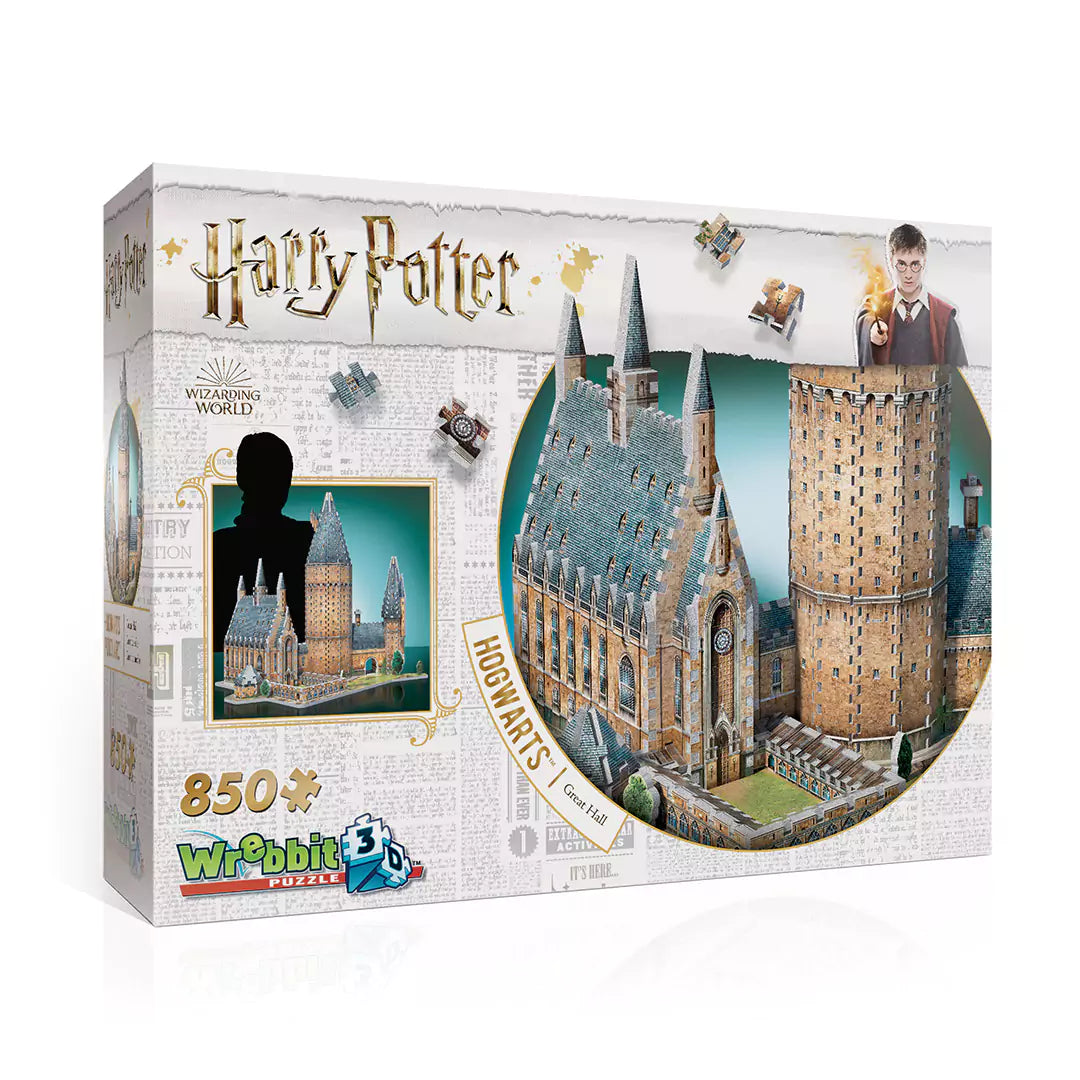 Hogwarts - Great Hall - puzzle 3D Wrebbit