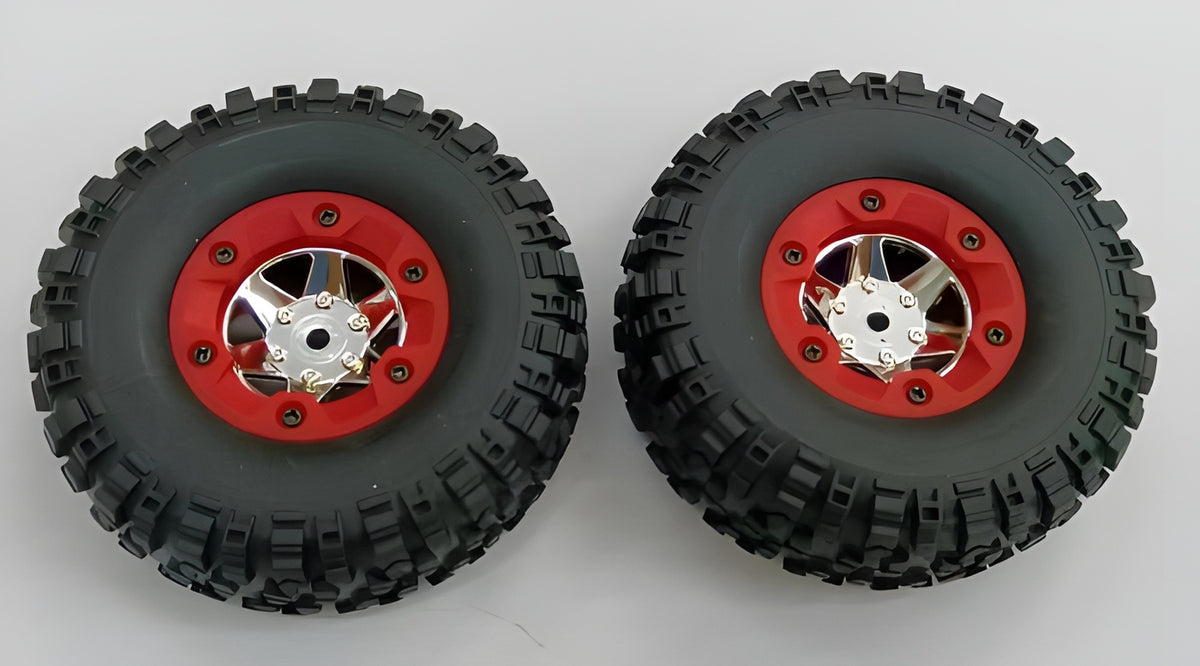 Tire & Wheel Red Left (2)