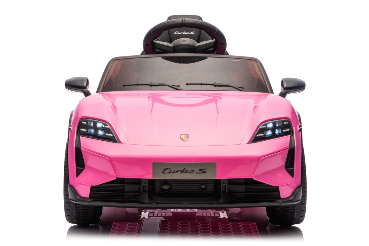 Porsche Taycan 12V electric car for kids – 1 seat, grey