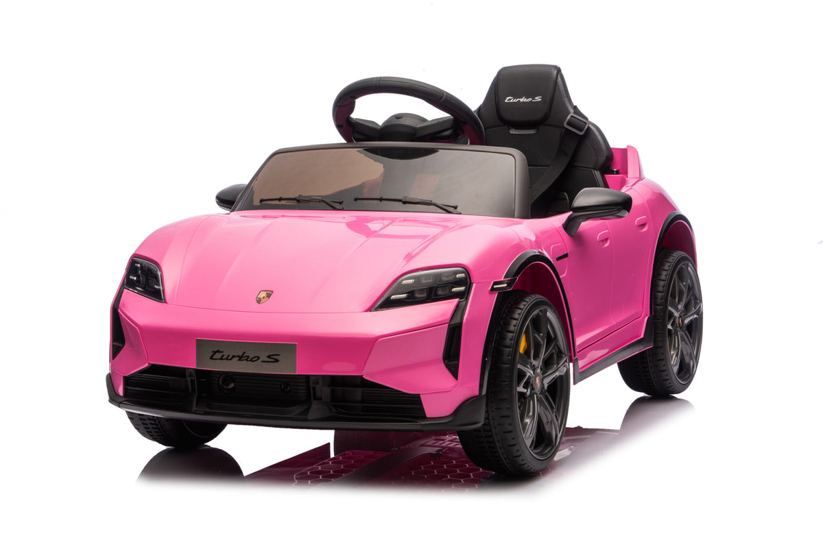 Porsche Taycan 12V electric car for kids – 1 seat, grey