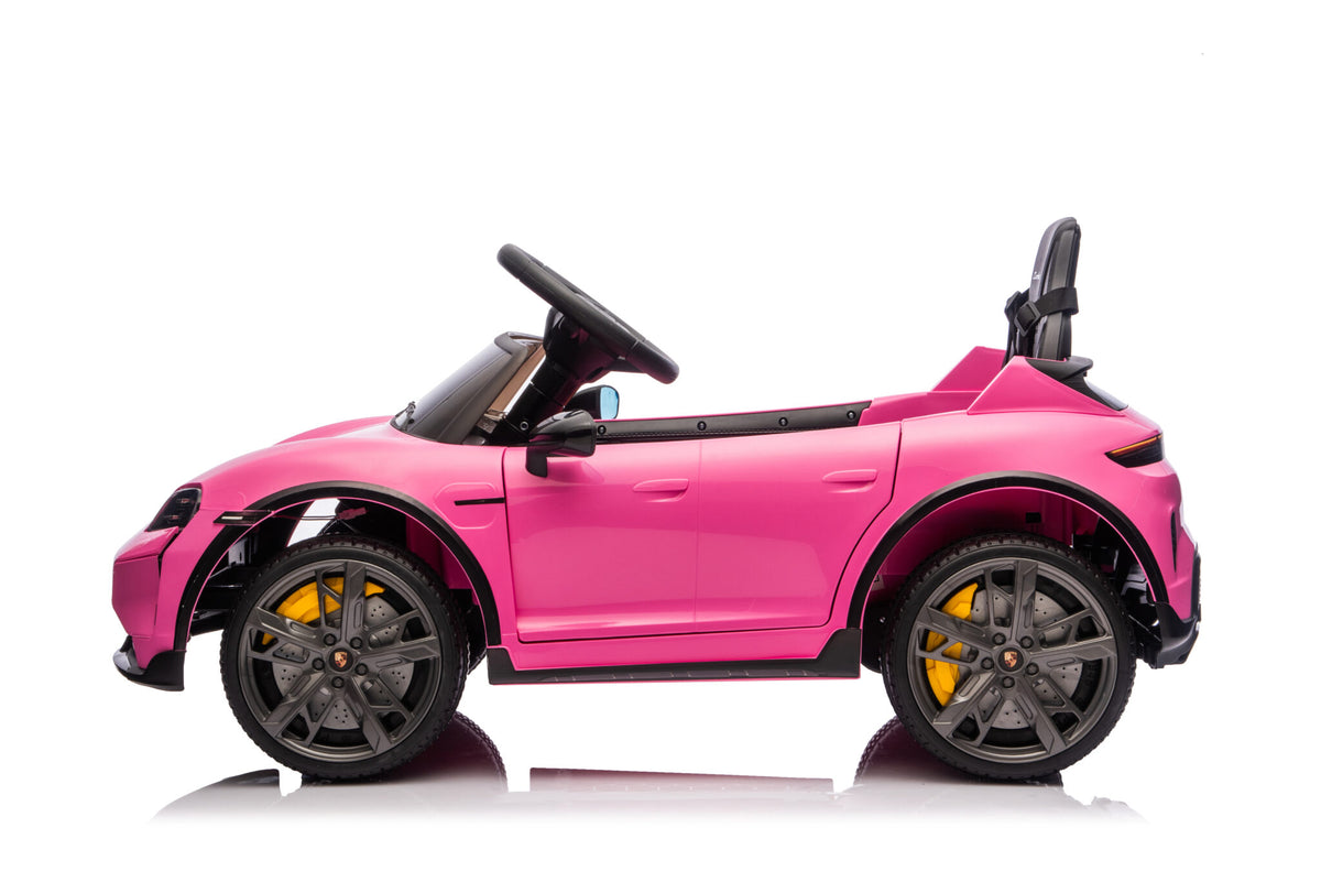 Porsche Taycan 12V electric car for kids – 1 seat, grey