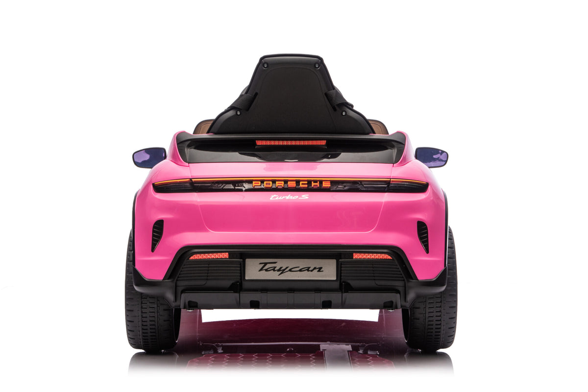 Porsche Taycan 12V electric car for kids – 1 seat, grey