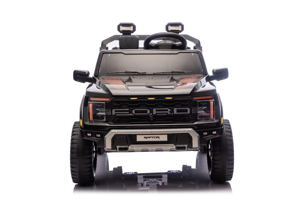 Ford Raptor 24V electric car for kids – 2 seats, black