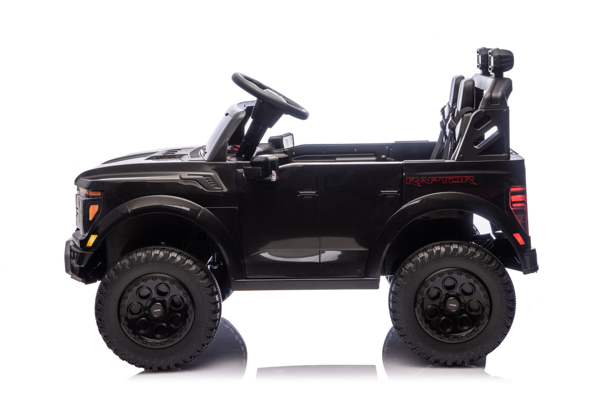 Ford Raptor 24V electric car for kids – 2 seats, black