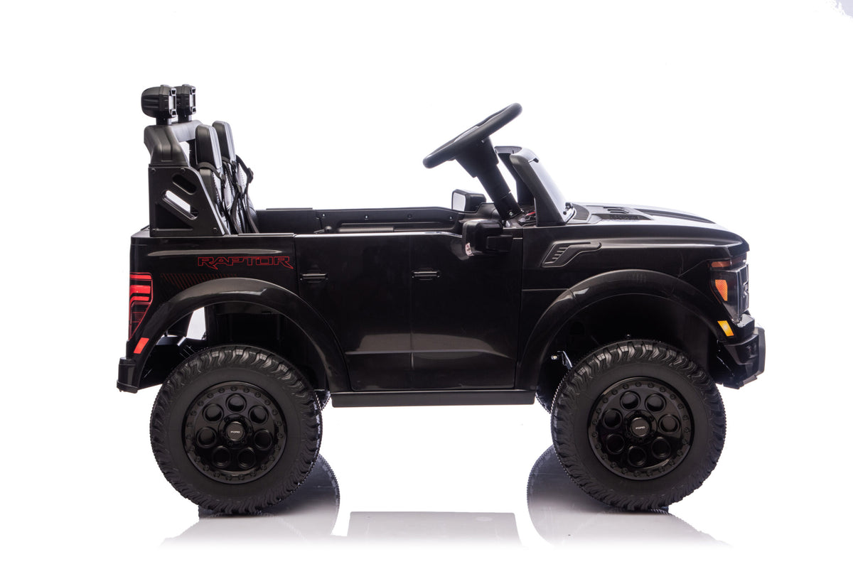 Ford Raptor 24V electric car for kids – 2 seats, black